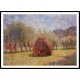 Haystacks at Giverny 1895, A New Print Of a Painting By Adolphe Monet