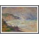 Heavy Sea at Pourville 1897, A New Print Of a Painting By Adolphe Monet