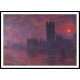 Houses of Parliament at Sunset 1903, A New Print Of a Painting By Adolphe Monet