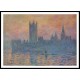 Houses of Parliament in Winter 1903, A New Print Of a Painting By Adolphe Monet