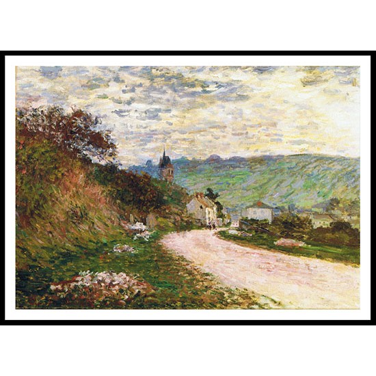 La Route a Vetheuil 1878, A New Print Of a Painting By Adolphe Monet