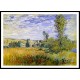 Landscape at Vetheuil 1880, A New Print Of a Painting By Adolphe Monet