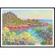 Landscape near Montecarlo 1883, A New Print Of a Painting By Adolphe Monet