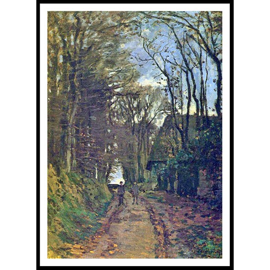 Lane in Normandy 1868, A New Print Of a Painting By Adolphe Monet