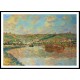 Late Afternoon in Vetheuil 1880, A New Print Of a Painting By Adolphe Monet