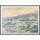 Les glacons ecluse de Port Villez 1893, A New Print Of a Painting By Adolphe Monet