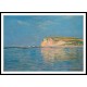 Low Tide at Pourville 02 1882, A New Print Of a Painting By Adolphe Monet