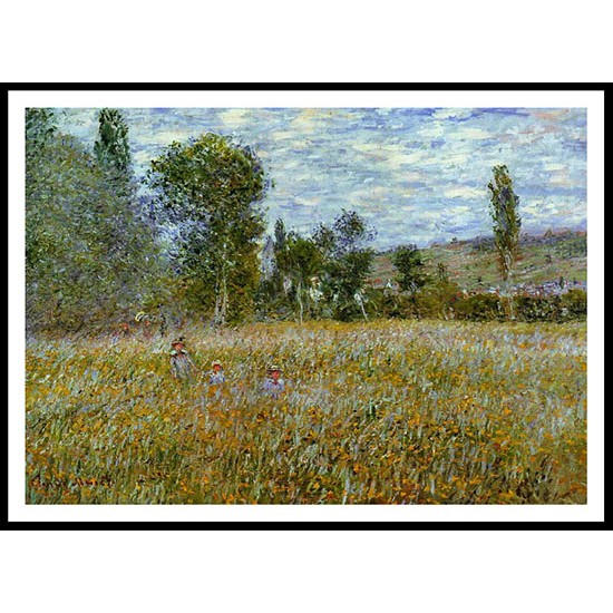 Meadow, A New Print Of a Painting By Adolphe Monet