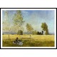 Meadow at Bezons 1874, A New Print Of a Painting By Adolphe Monet