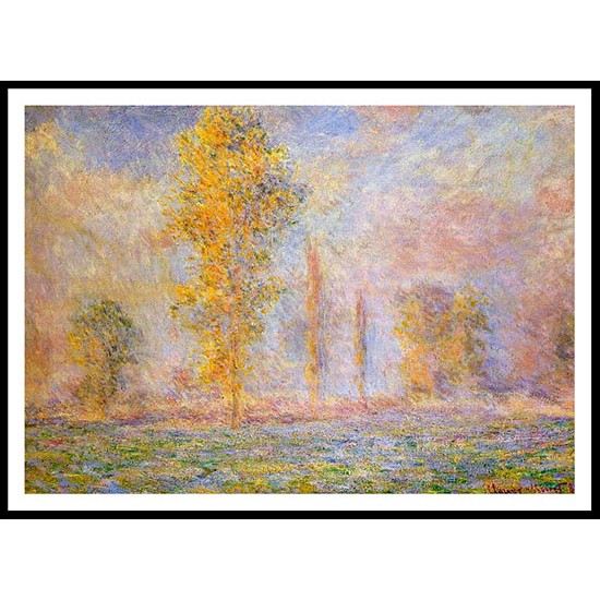 Meadow at Giverny 1888, A New Print Of a Painting By Adolphe Monet