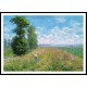 Meadow with Poplars 1875, A New Print Of a Painting By Adolphe Monet