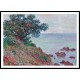 Mediteranian Coast Grey Day 1888, A New Print Of a Painting By Adolphe Monet