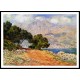 Meton Seen from Cap Martin 1884, A New Print Of a Painting By Adolphe Monet