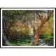 Monets Garden at Vetheuil, A New Print Of a Painting By Adolphe Monet