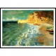 Morning at Etretat 1883, A New Print Of a Painting By Adolphe Monet