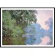 Morning on the Seine near Giverny 1897, A New Print Of a Painting By Adolphe Monet