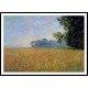 Oat and Poppy Field 1890, A New Print Of a Painting By Adolphe Monet