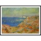 On the Cliff near Dieppe 1897, A New Print Of a Painting By Adolphe Monet