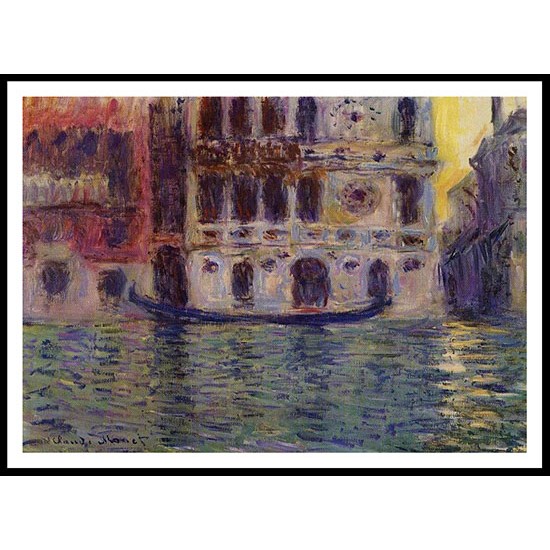 Palazzo Dario 3 1908, A New Print Of a Painting By Adolphe Monet