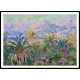 Palm Trees at Bordighera 1884, A New Print Of a Painting By Adolphe Monet