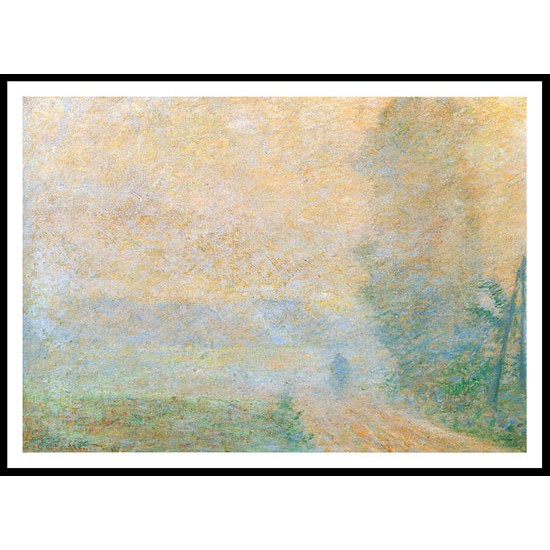 Path in the Fog 1887, A New Print Of a Painting By Adolphe Monet