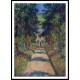 Pathway in Monets Garden at Giverny 1900, A New Print Of a Painting By Adolphe Monet