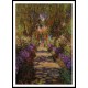 Pathway in Monets Garden at Giverny 1901 01, A New Print Of a Painting By Adolphe Monet