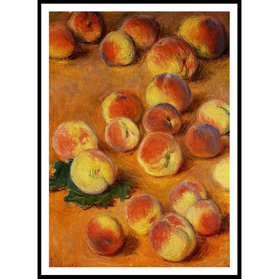 Peaches 1883, A New Print Of a Painting By Adolphe Monet