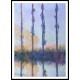 Poplars Four Trees, A New Print Of a Painting By Adolphe Monet