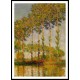 Poplars Row in Autumn 1891, A New Print Of a Painting By Adolphe Monet