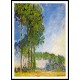 Poplars View from the Marsh 1891 92, A New Print Of a Painting By Adolphe Monet