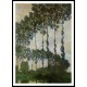 Poplars near Giverny 1891, A New Print Of a Painting By Adolphe Monet