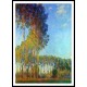 Poplars on the Banks of the River Epte Seen from the Marsh 1891 92.jpeg, A New Print Of a Painting By Adolphe Monet