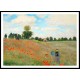 Poppies Near Argenteuil 1873, A New Print Of a Painting By Adolphe Monet