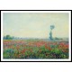 Poppy Field 1881, A New Print Of a Painting By Adolphe Monet