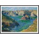 Port Donnant Belle Ile 1886, A New Print Of a Painting By Adolphe Monet