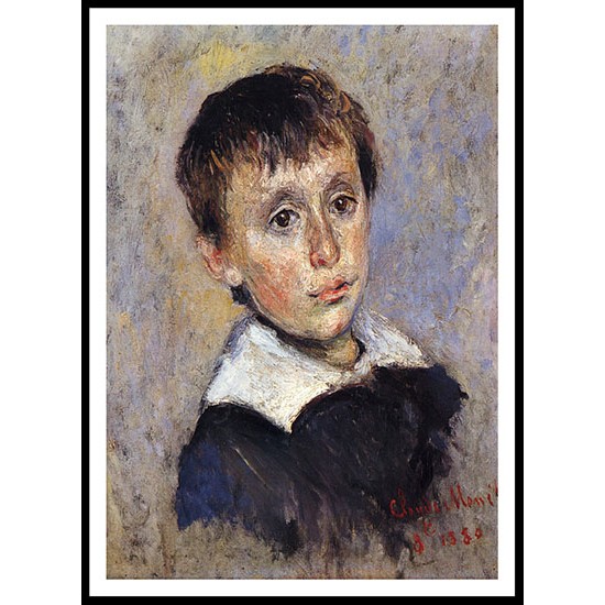 Portrait of Jean Monet 1880, A New Print Of a Painting By Adolphe Monet