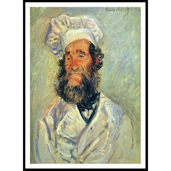 Portrait of Pere Paul 1882, A New Print Of a Painting By Adolphe Monet