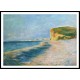 Pourville near Dieppe 1882, A New Print Of a Painting By Adolphe Monet