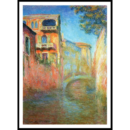 Rio della Salute 03 1908, A New Print Of a Painting By Adolphe Monet