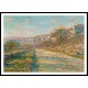 Road of La Roche Guyon 1880, A New Print Of a Painting By Adolphe Monet