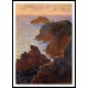 Rocks at Belle Ile Port Domois 1886, A New Print Of a Painting By Adolphe Monet