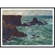 Rocks at Port Coton the Lion 1886, A New Print Of a Painting By Adolphe Monet