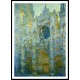 Rouen Cathedral West Facade Noon 1894, A New Print Of a Painting By Adolphe Monet