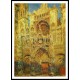 Rouen Cathedral at Sunset 1894, A New Print Of a Painting By Adolphe Monet