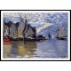 Sailboats 1864 66, A New Print Of a Painting By Adolphe Monet