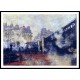 Saint Lazare Station The Pont de lEurope 1877, A New Print Of a Painting By Adolphe Monet