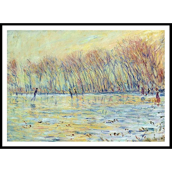 Scaters in Giverny 1899, A New Print Of a Painting By Adolphe Monet