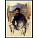 Self Portrait In His Atelier, A New Print Of a Painting By Adolphe Monet