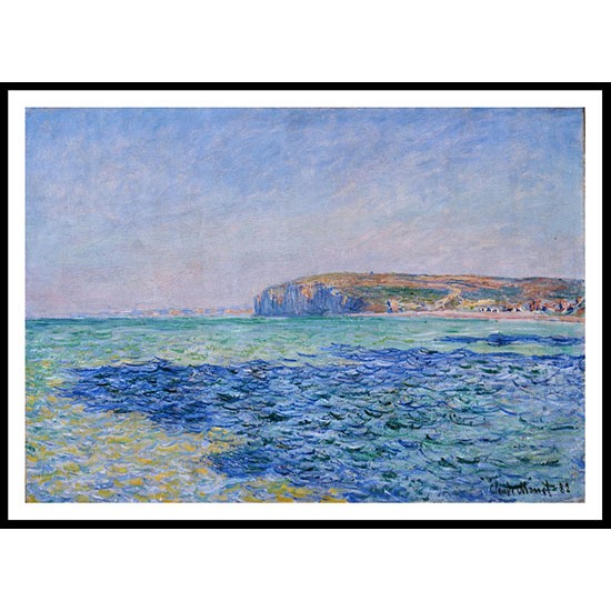 Shadows on the Sea at Pourville 1882, A New Print Of a Painting By Adolphe Monet